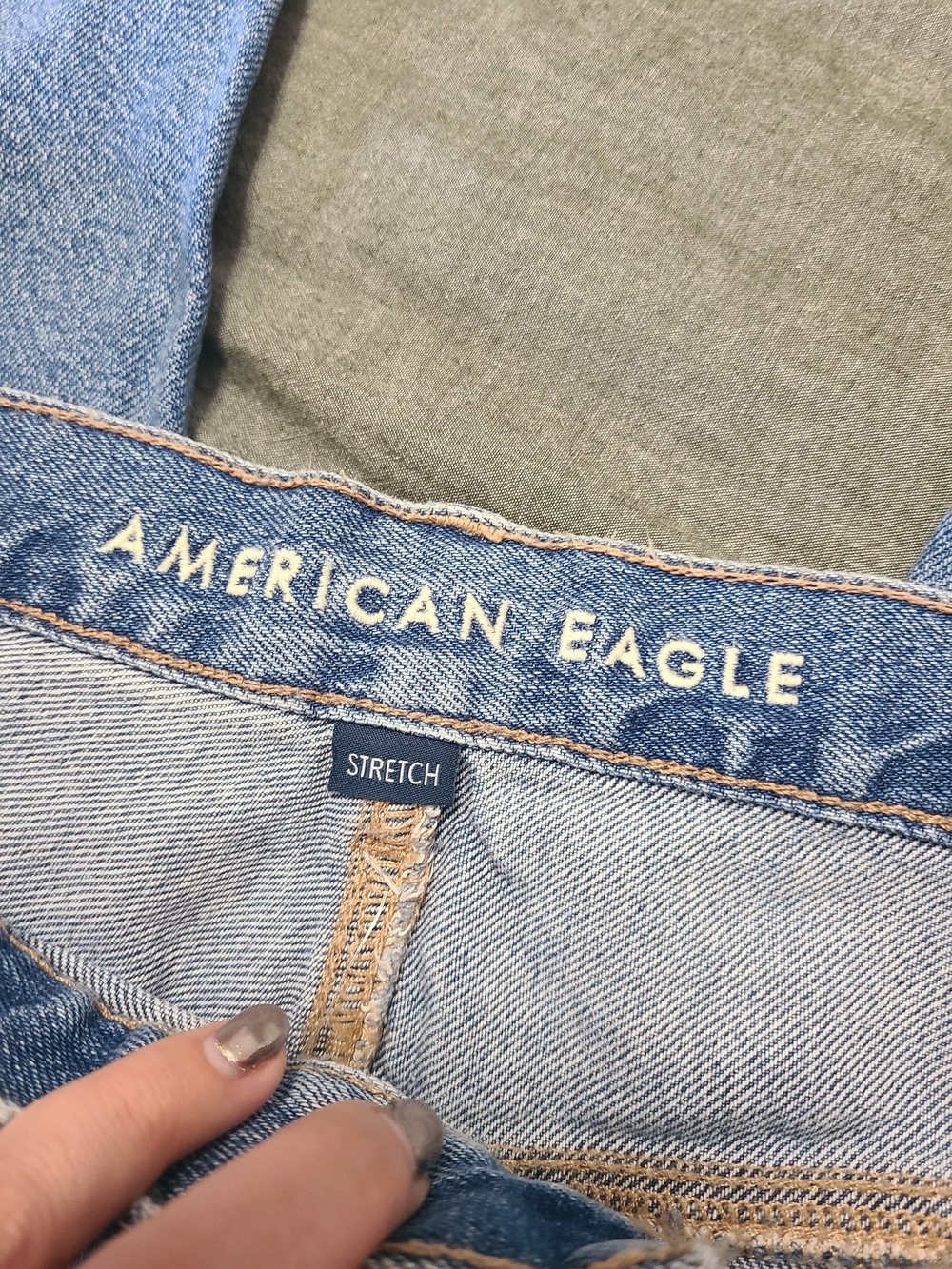 American Eagle Outfitters Light Blue Stretch Women's Jeans